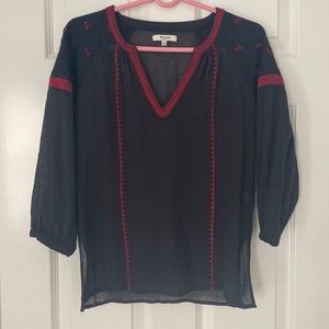 Madewell 3/4 Length Top